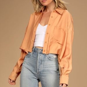 Long Sleeve Button-Up Top